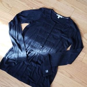 FLASH SALE 💜Burberry London Black Top sz S